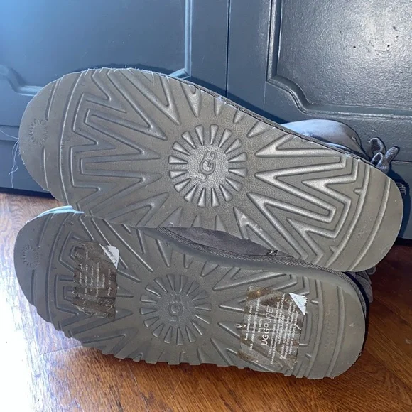 UGG | Bailey Corduroy Bow Boots In Charcoal - Picture 3 of 5